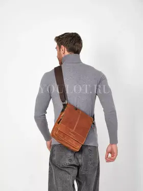 Сумка кожаная мужская на плечо Ryff Ryder 1650-1