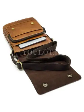 Сумка кожаная мужская на плечо Ryff Ryder 1650-1