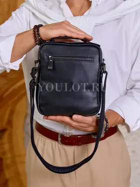 Сумка мужская через плечо из натуральной кожи комфорт Ruff Ryder 1861