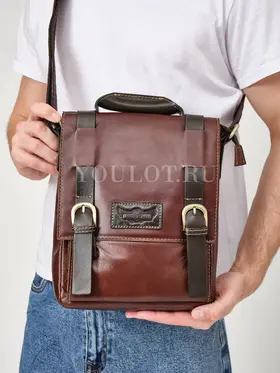 Мужская сумка через плечо Ryff Ryder 2050 из 100% натуральной кожи