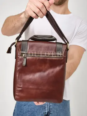 Мужская сумка через плечо Ryff Ryder 2050 из 100% натуральной кожи