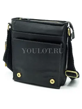 Сумка мужская через плечо, барсетка Ryff Ryder 2091 большая кожаная