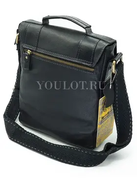 Сумка мужская через плечо, барсетка Ryff Ryder 2091 большая кожаная