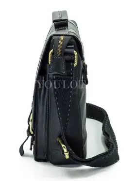 Сумка мужская через плечо, барсетка Ryff Ryder 2091 большая кожаная