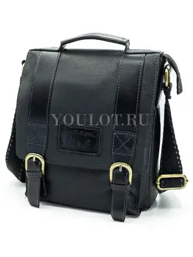 Сумка мужская через плечо, барсетка Ryff Ryder 2091 большая кожаная