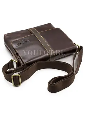 Сумка мужская Ryff Ryder 4052-2 через плечо кожаная Old Money