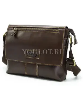 Сумка мужская кожаная с регулируемым ремнём Ryff Ryder 4053