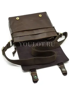 Сумка мужская через плечо Ryff Ryder 4059 кожаная на застежках