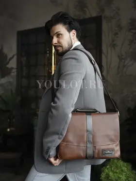 Портфель для документов Ruff Ryder 4129, сумка из натуральной кожи Old Money