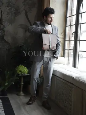 Портфель для документов Ruff Ryder 4129, сумка из натуральной кожи Old Money