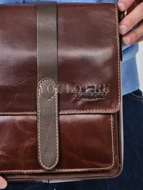 Сумка мужская кожаная через плечо Ryff Ryder 4140 для города