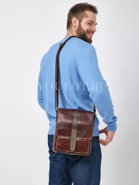 Сумка мужская кожаная через плечо Ryff Ryder 4140 для города