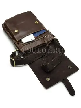 Сумка мужская кожаная через плечо Ryff Ryder 4140 для города