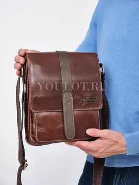 Сумка мужская кожаная через плечо Ryff Ryder 4140 для города