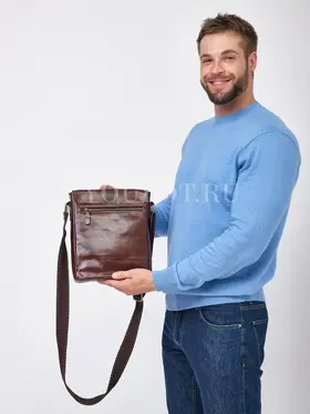 Сумка мужская кожаная через плечо Ryff Ryder 4140 для города