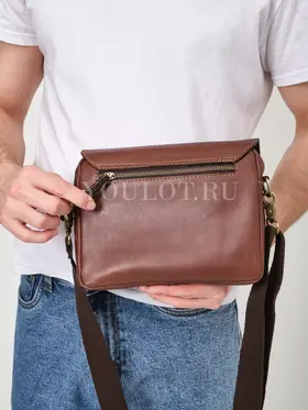 Сумка мужская кожаная через плечо Ryff Ryder 4154 на каждый день