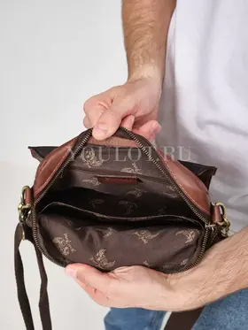 Сумка мужская кожаная через плечо Ryff Ryder 4154 на каждый день