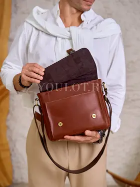 Сумка мужская Ryff Ryder 4414 кожаная через плечо стильная