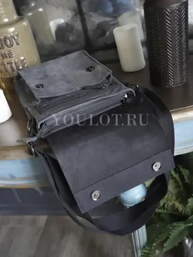 Сумка мужская через плечо Ruff Ryder 4466-1 натуральная кожа классика