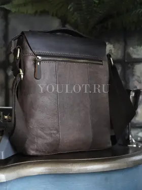 Кожаная сумка мужская Ruff Ryder 4466 с плечевым ремнём