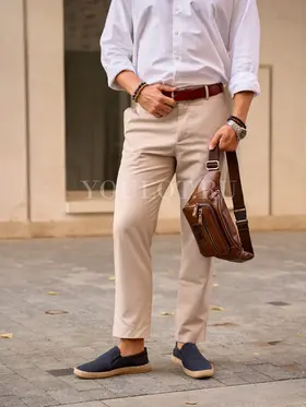 Бананка на плечо мужская Ruff Ryder 7143, сумка через плечо, на пояс кожаная