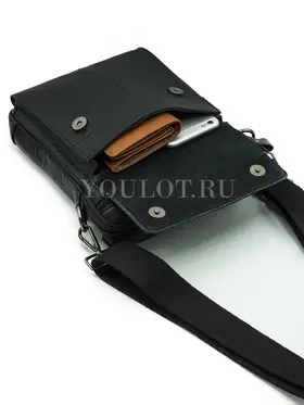 Сумка через плечо мужская кожаная натуральная Ryff Ryder 89062
