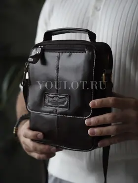 Сумка мужская Ryff Ryder 9069 кожаная на плечо для работы