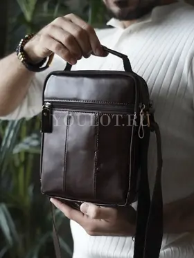Сумка мужская Ryff Ryder 9069 кожаная на плечо для работы