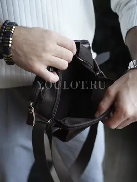 Кожаная сумка мужская Ryff Ryder 9070 для документов и телефона