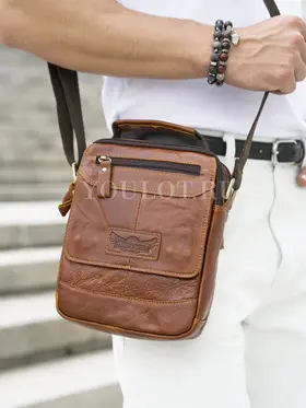 Мужская сумка через плечо из кожи Ryff Ryder 9072-1 классического дизайна