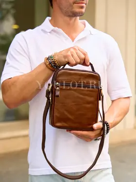 Сумка через плечо Ruff Ryder 9072, барсетка из натуральной кожи