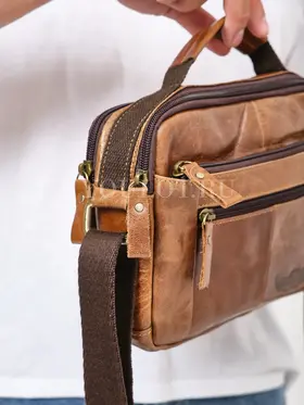 Мужская барсетка на плечо Ryff Ryder 9073 из кожи для города