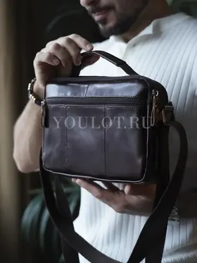 Мужская кожаная барсетка Ryff Ryder 9073 через плечо для города