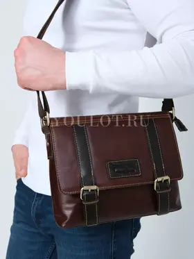 Сумка мужская кожаная универсальная Ryff Ryder 9115-1