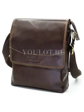 Кожаная сумка через плечо мужская офисная Ryff Ryder 9118