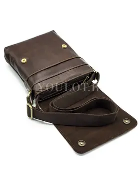 Кожаная сумка через плечо мужская офисная Ryff Ryder 9118