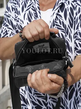 Сумка мужская на плечо из натуральной кожи Ryff Ryder 9153-1