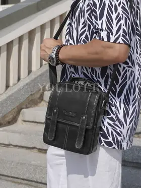 Сумка мужская на плечо из натуральной кожи Ryff Ryder 9153-1