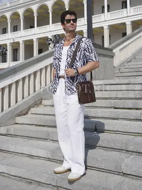 Сумка мужская кросс-боди из натуральной кожи Ryff Ryder 9154