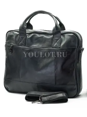 Мужской кожаный портфель Briefcase ​191221 для ноутбука и документов