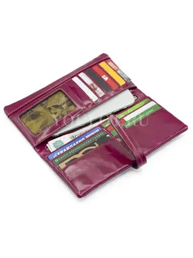 Женский кошелек из натуральной кожи Briefcase 2148 MAGENTA розово-пурпурный