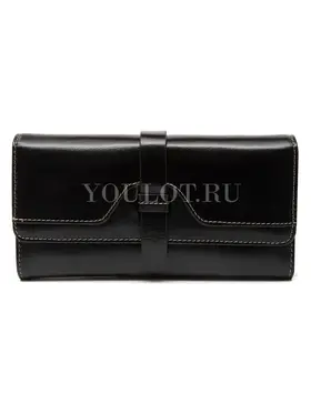 Женский кошелек из кожи Briefcase 3023 Black