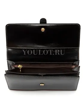 Женский кошелек из кожи Briefcase 3023 Black