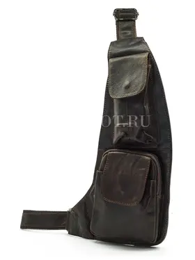 Сумка через плечо из натуральной кожи Briefcase 3023# в кофейном цвете