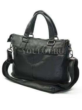 Мужской кожаный портфель Briefcase​с 33662# ручками и съемным плечевым ремнем