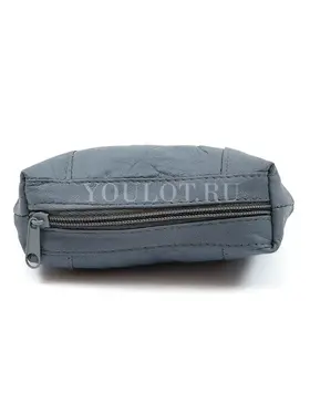 Женский мини-кошелек для повседневного использования Briefcase 391245/0 из кожи голубой