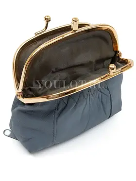 Женский мини-кошелек для повседневного использования Briefcase 391245/0 из кожи голубой