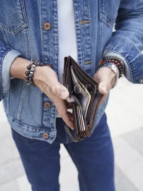 Портмоне мужское для денег и карт кожаное Briefcase 9050 BR