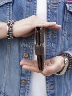 Портмоне мужское для денег и карт кожаное Briefcase 9050 BR