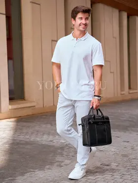 Портфель мужской Ruff Ryder 1811 из 100% натуральной кожи